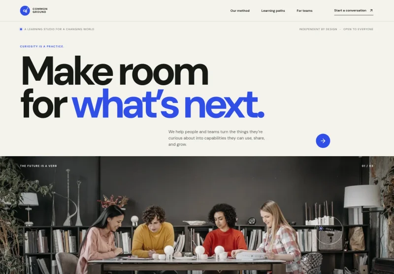 Education Training Website Template