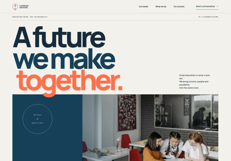 Education Trust Website Template