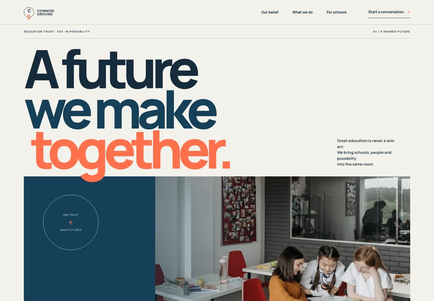 Education Trust Website Template