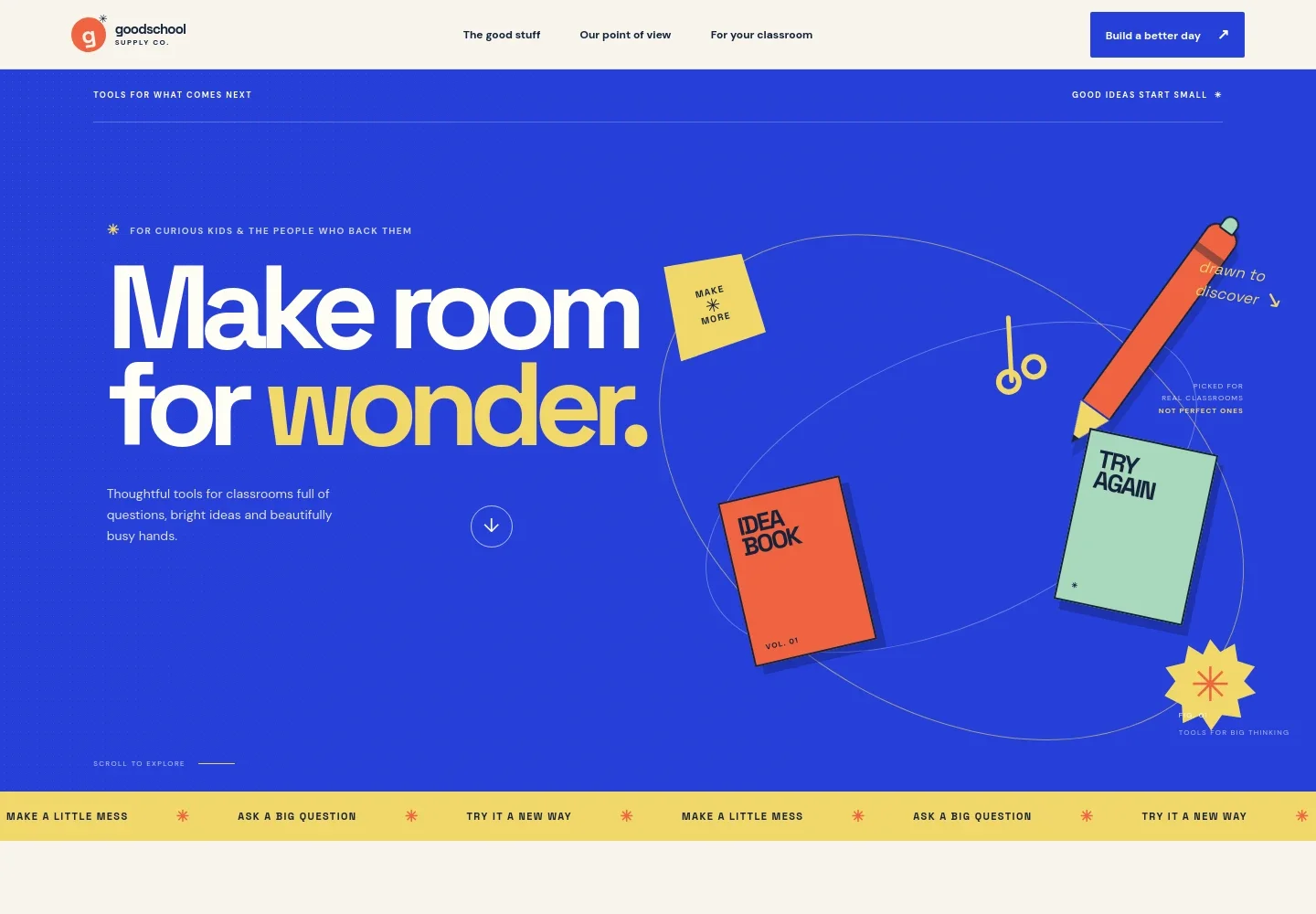 Educational Supply Store Website Template