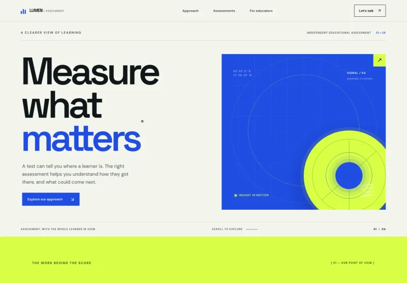 Educational Testing Service Website Template