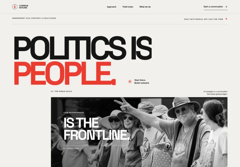 Election Website Template