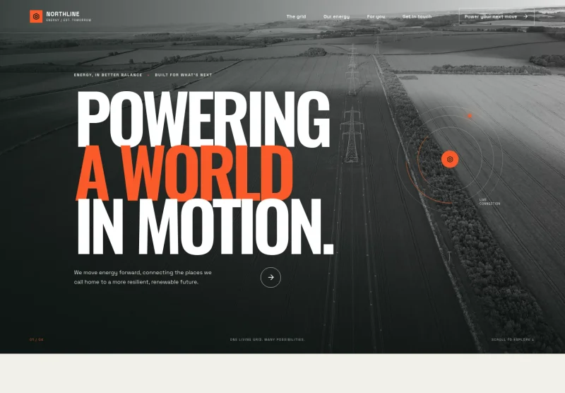 Electric Utility Company Website Template