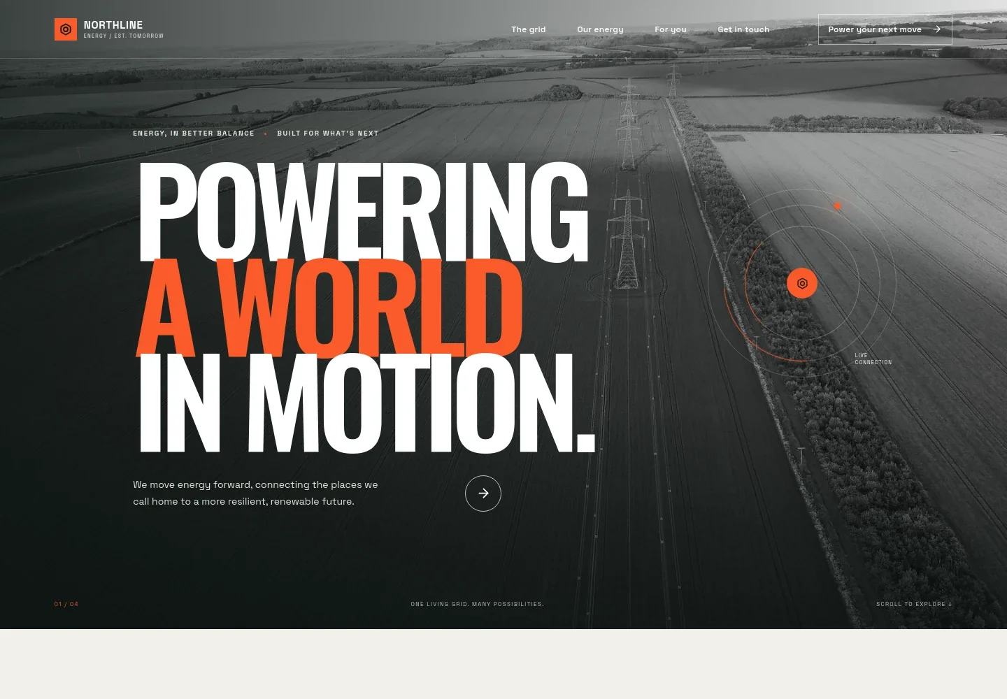 Electric Utility Company Website Template