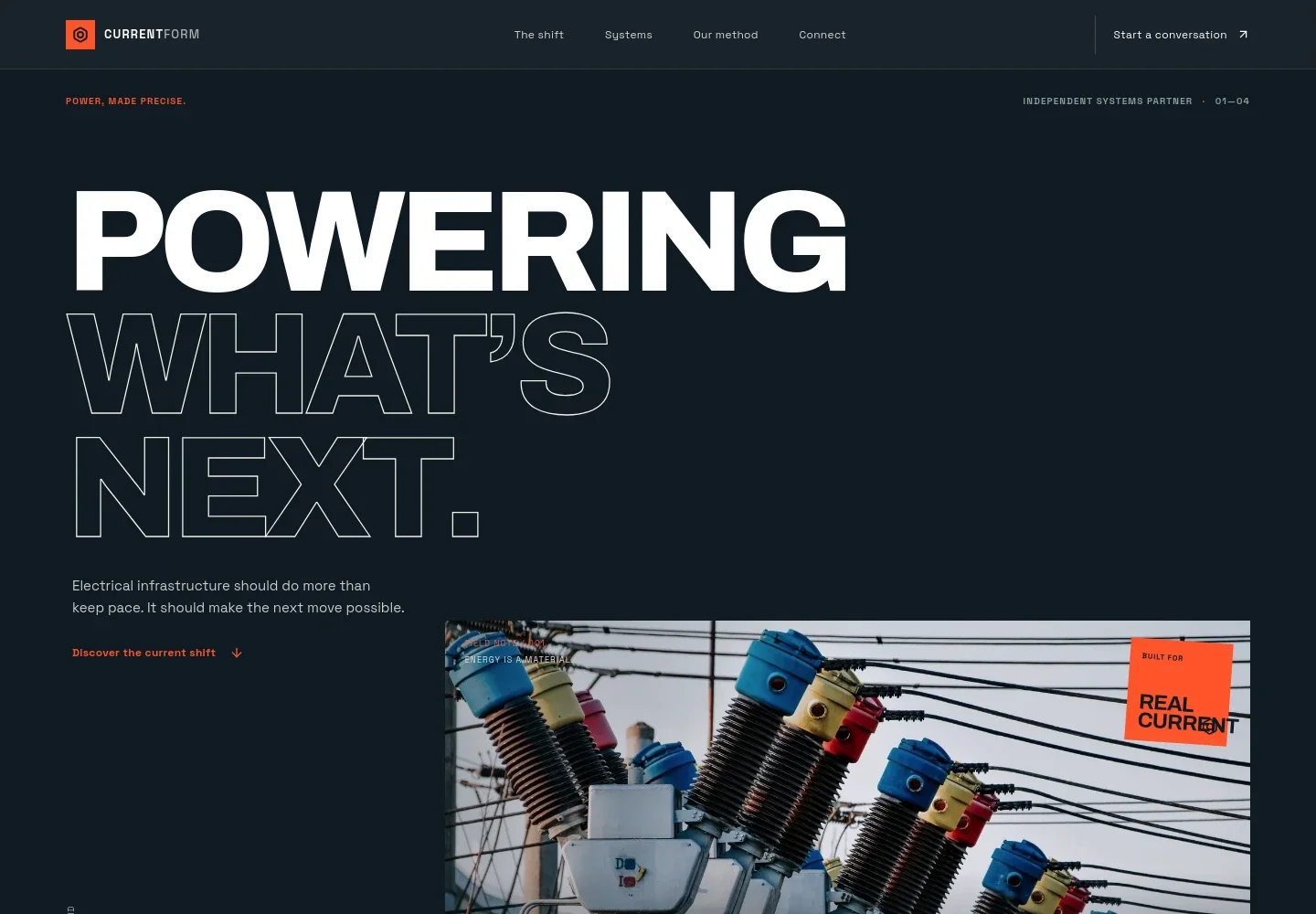 Electrical Equipment Manufacturer Website Template