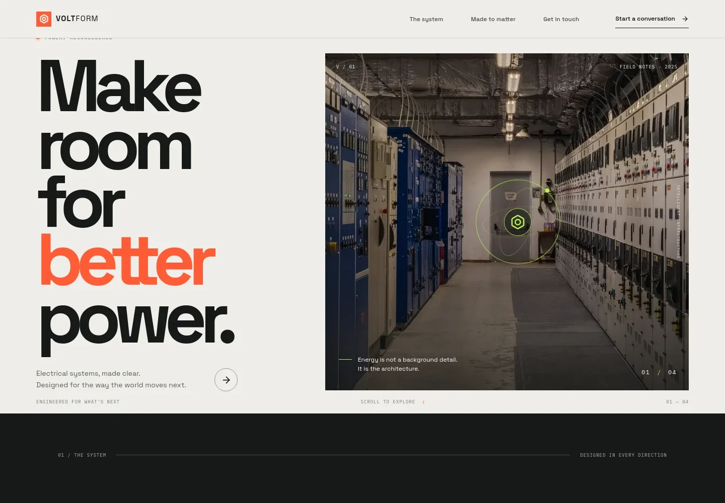 Electrical Product Website Template