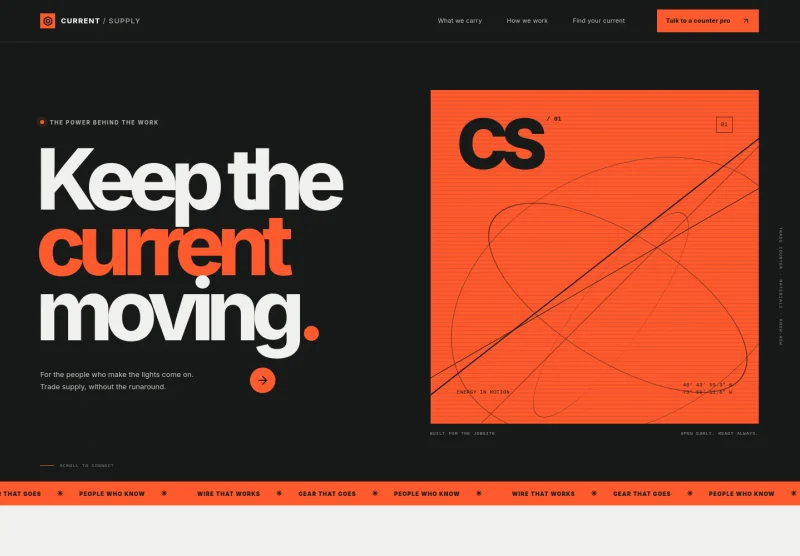 Electrical Supply Store Website Template