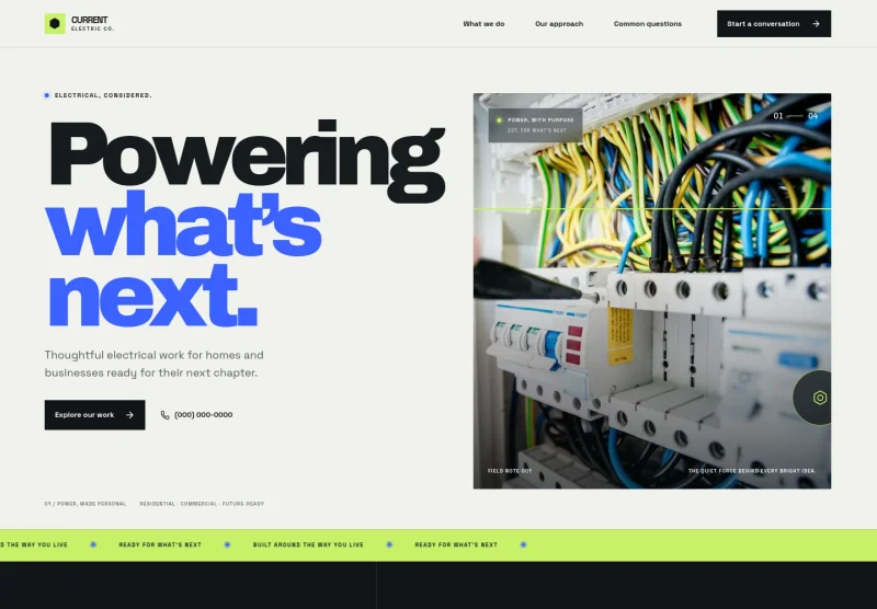 Electrician Website Template
