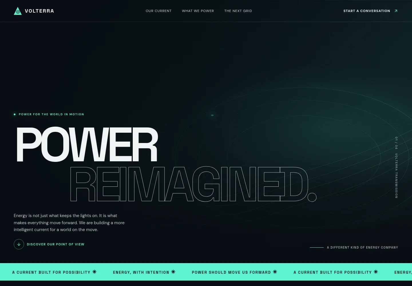 Electricity Website Template