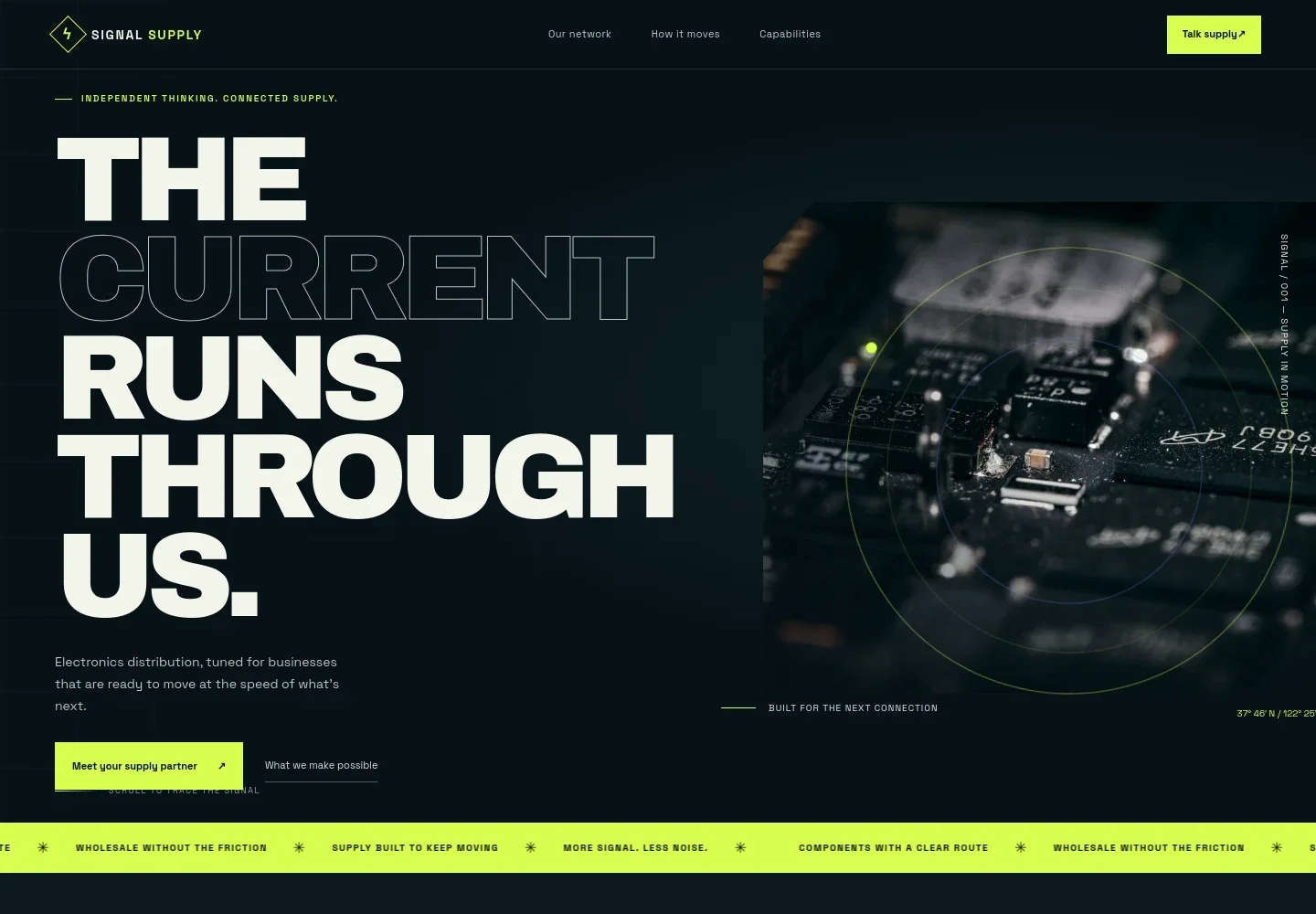 Electronics Wholesaler Website Template