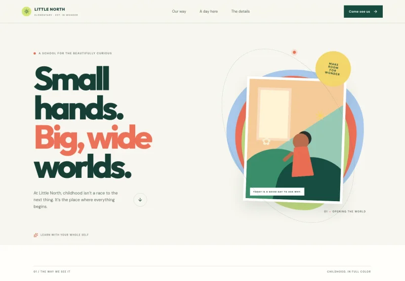 Elementary School Website Template