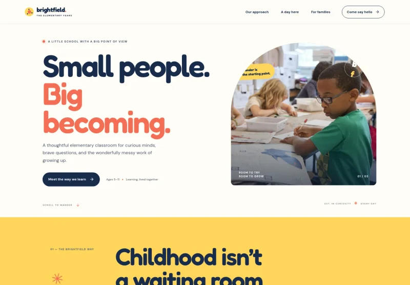 Elementary Teacher Website Template