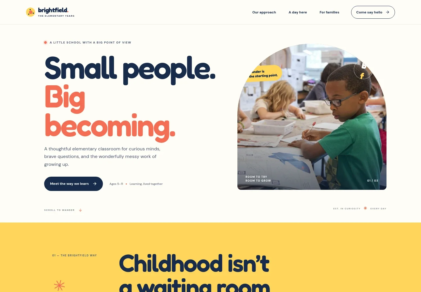 Elementary Teacher Website Template