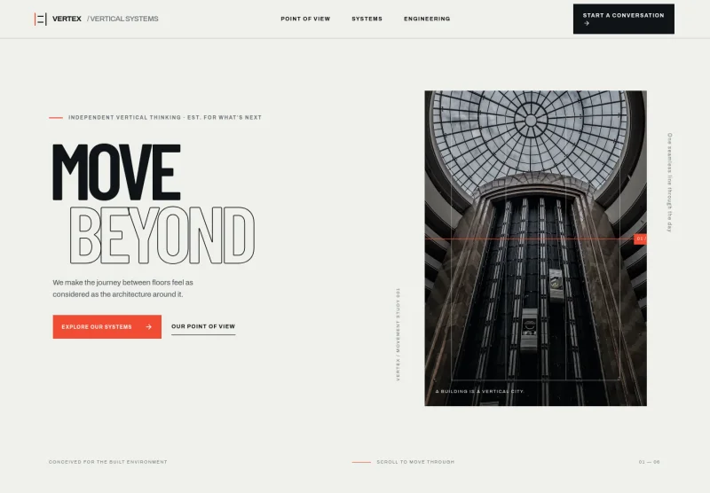 Elevator Manufacturer Website Template