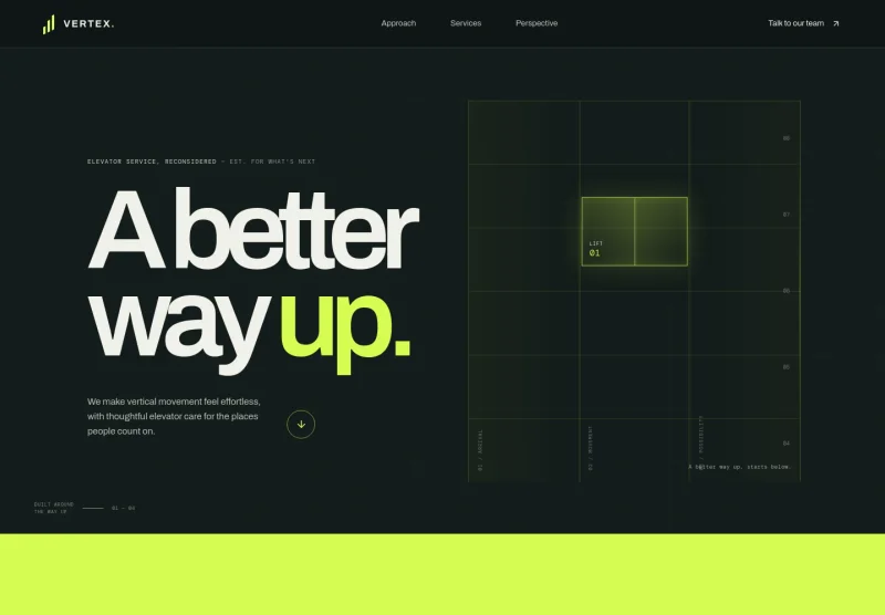 Elevator Service Website Template