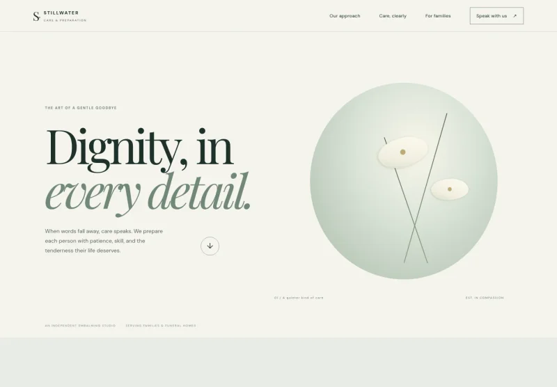 Embalmer Website Template
