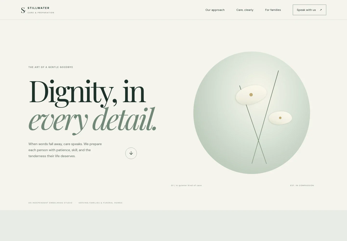 Embalmer Website Template