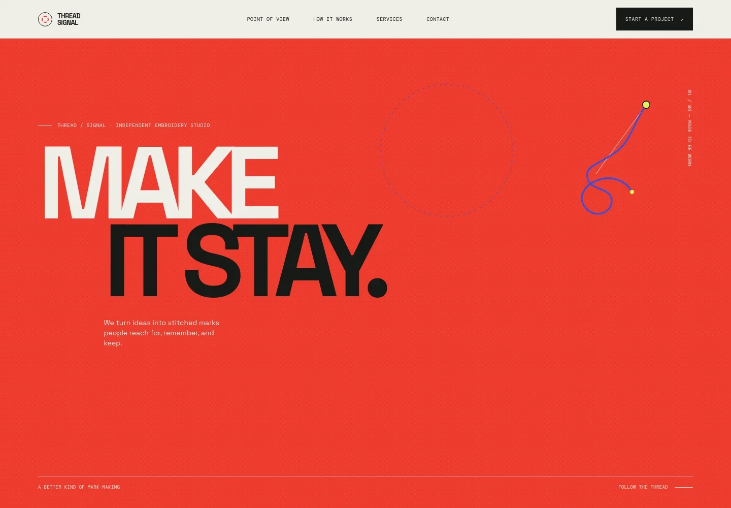 Embroidery Website Template