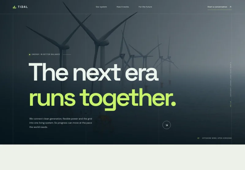 Energy Website Template