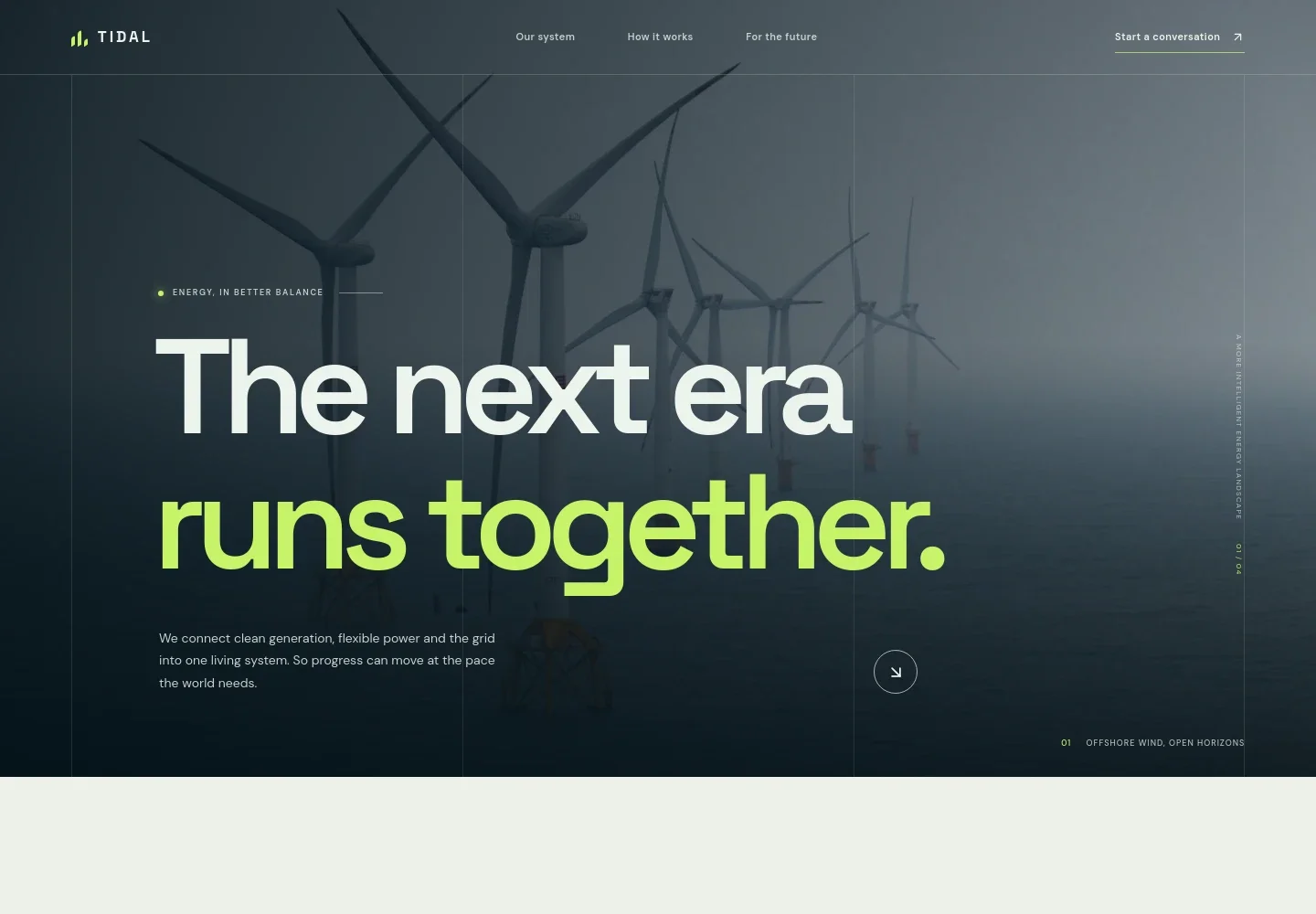 Energy Website Template