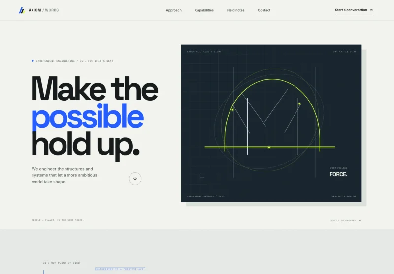 Engineering Website Template