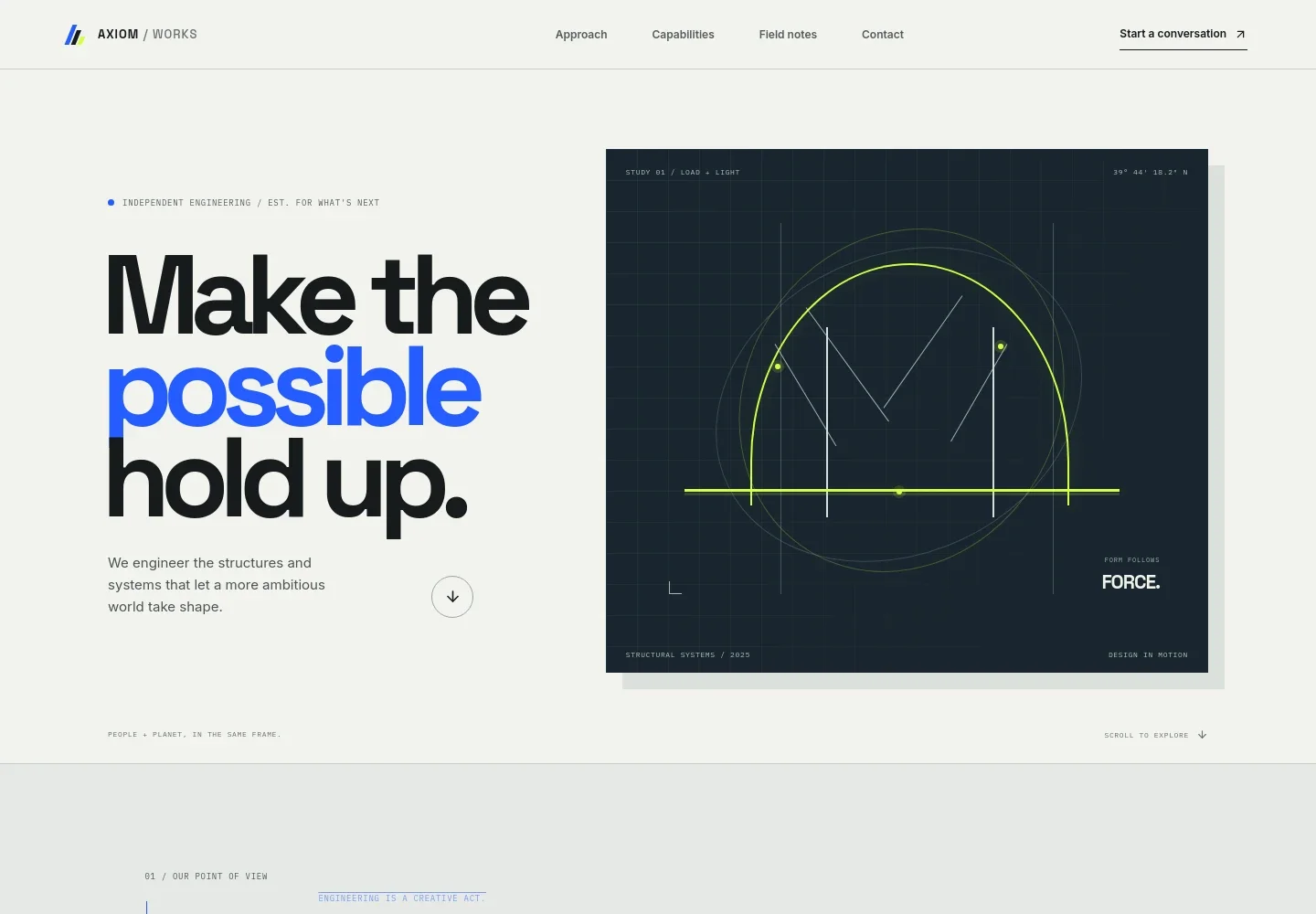 Engineering Website Template