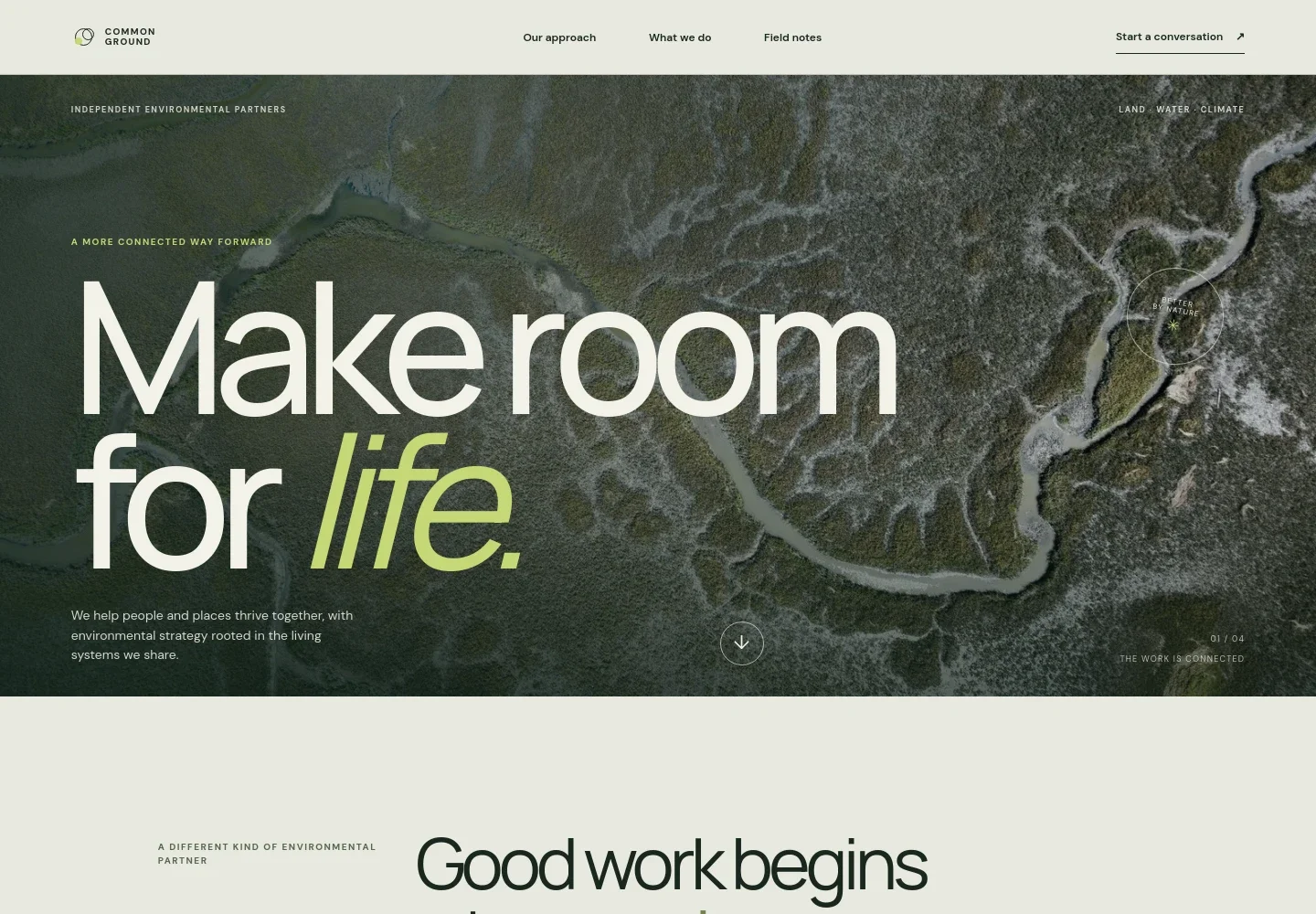 Environment Website Template