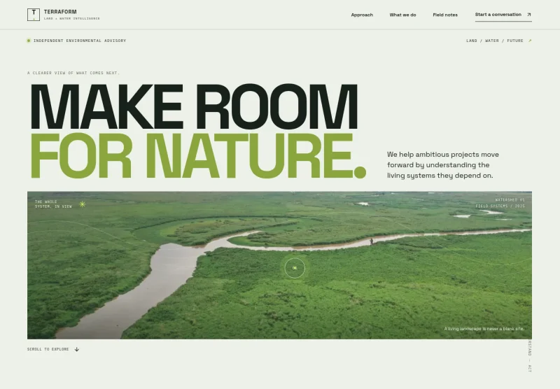 Environmental Consultant Website Template