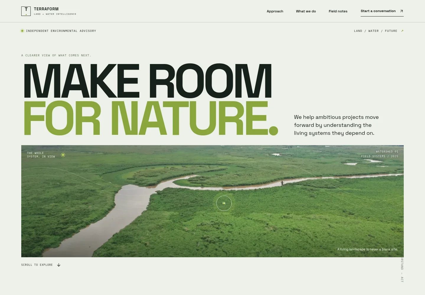 Environmental Consultant Website Template