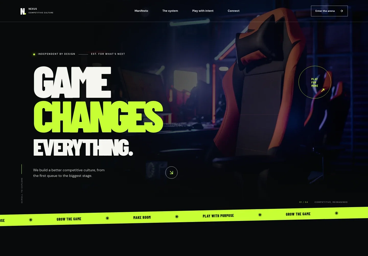 Esports Gaming Website Template