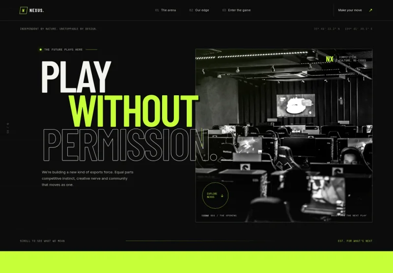 Esports Website Template