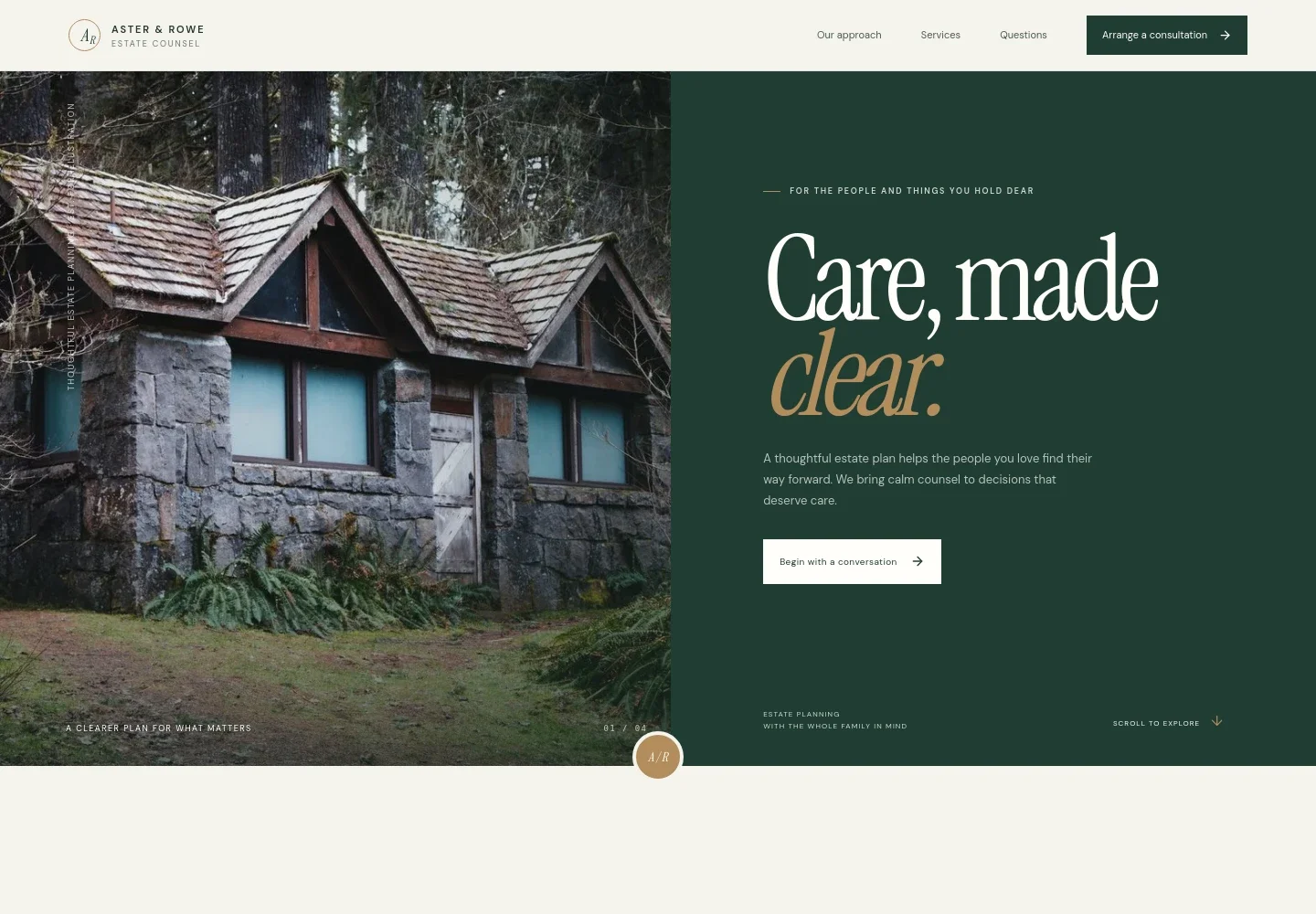 Estate Law Firm Website Template