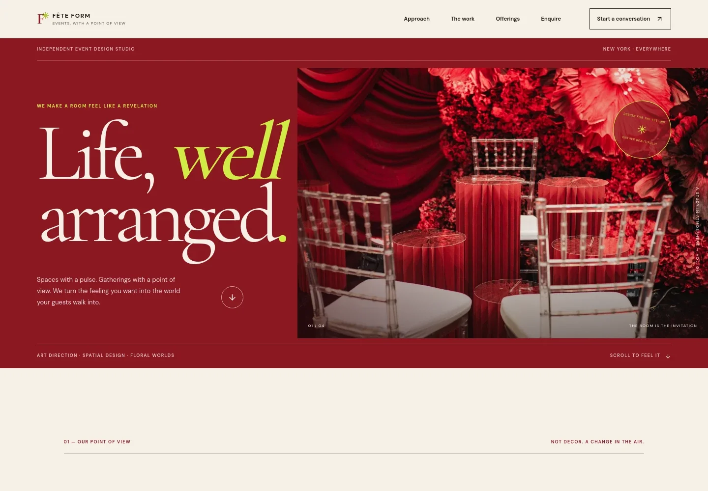 Event Decoration Website Template