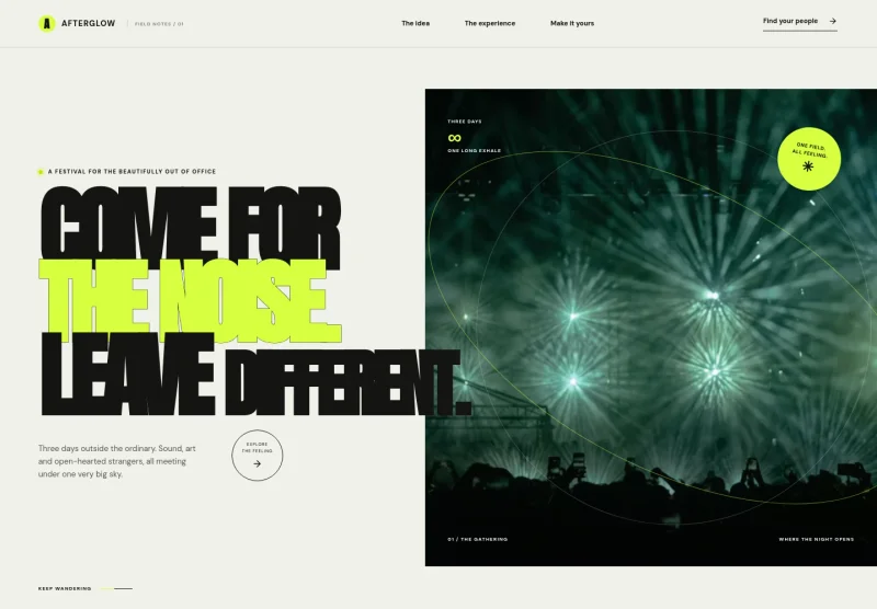Event Festival Website Template