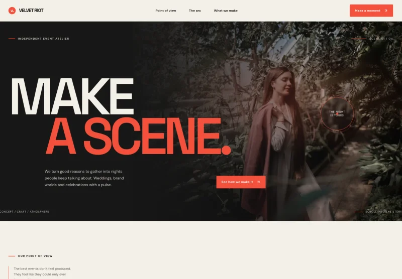 Event Planner Website Template