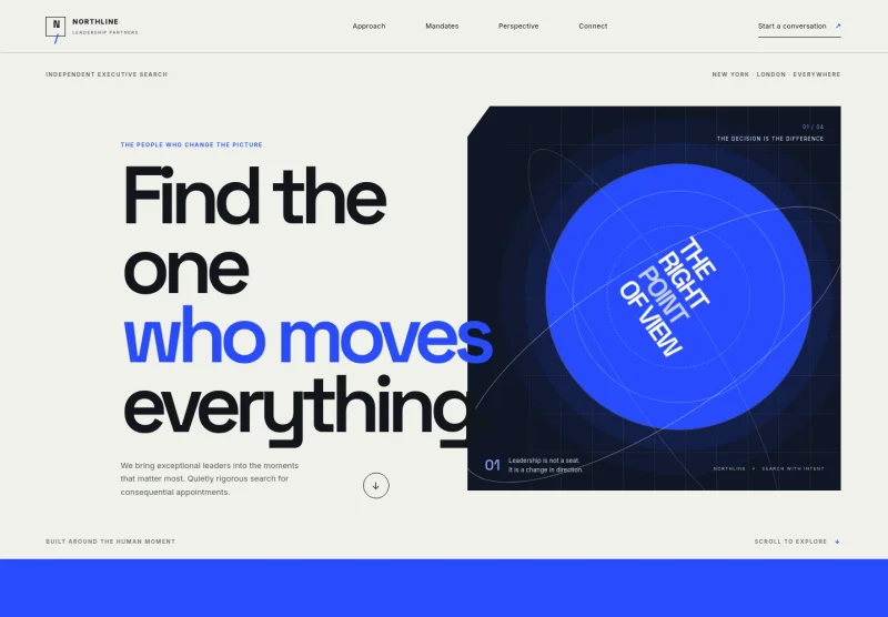Executive Recruiter Website Template