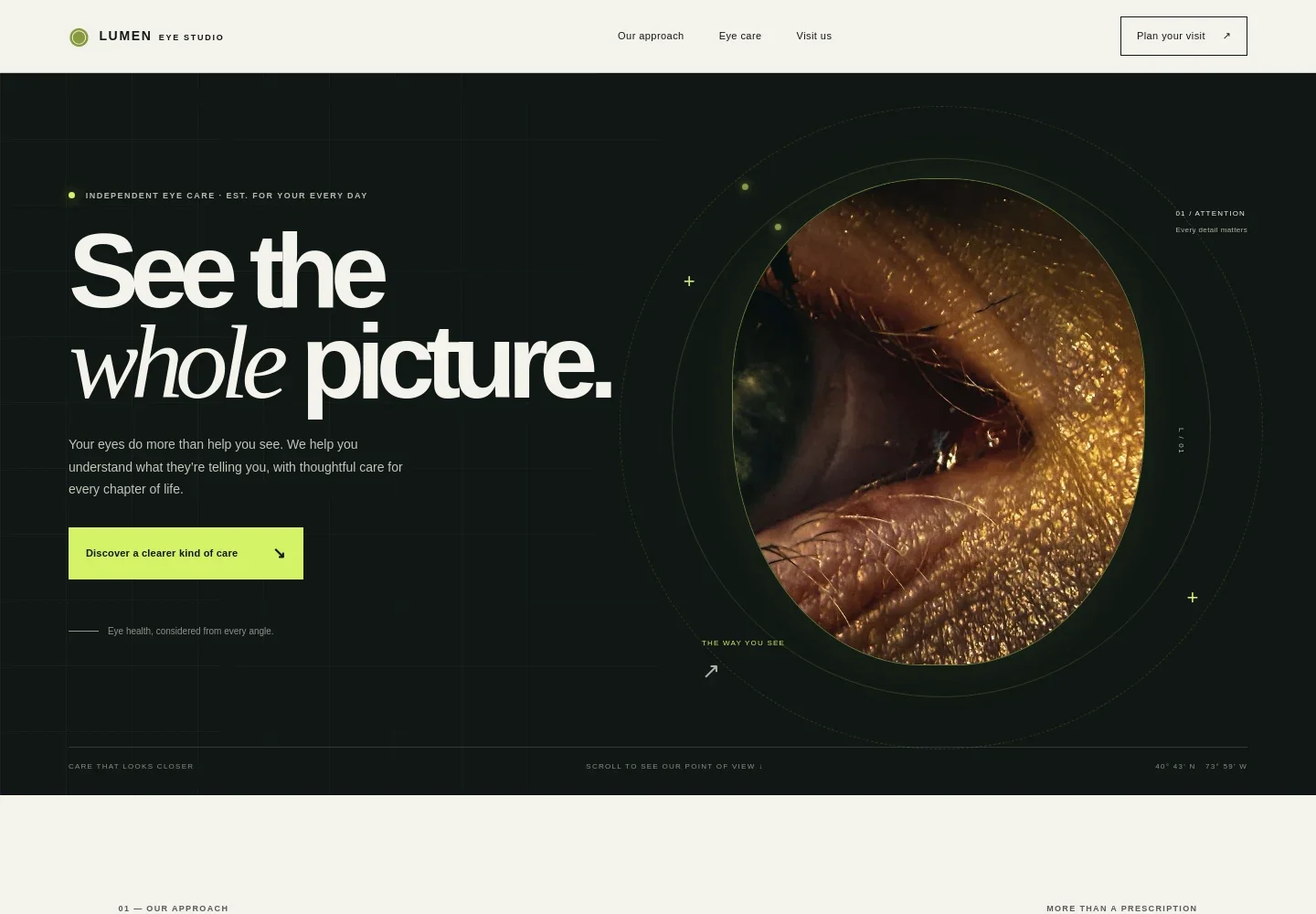 Eye Care Website Template