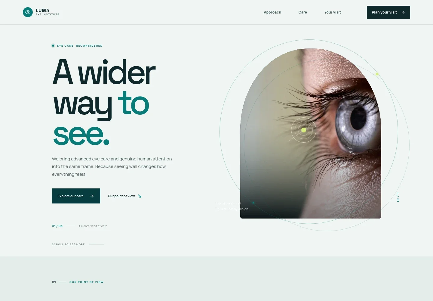 Eye Hospital Website Template