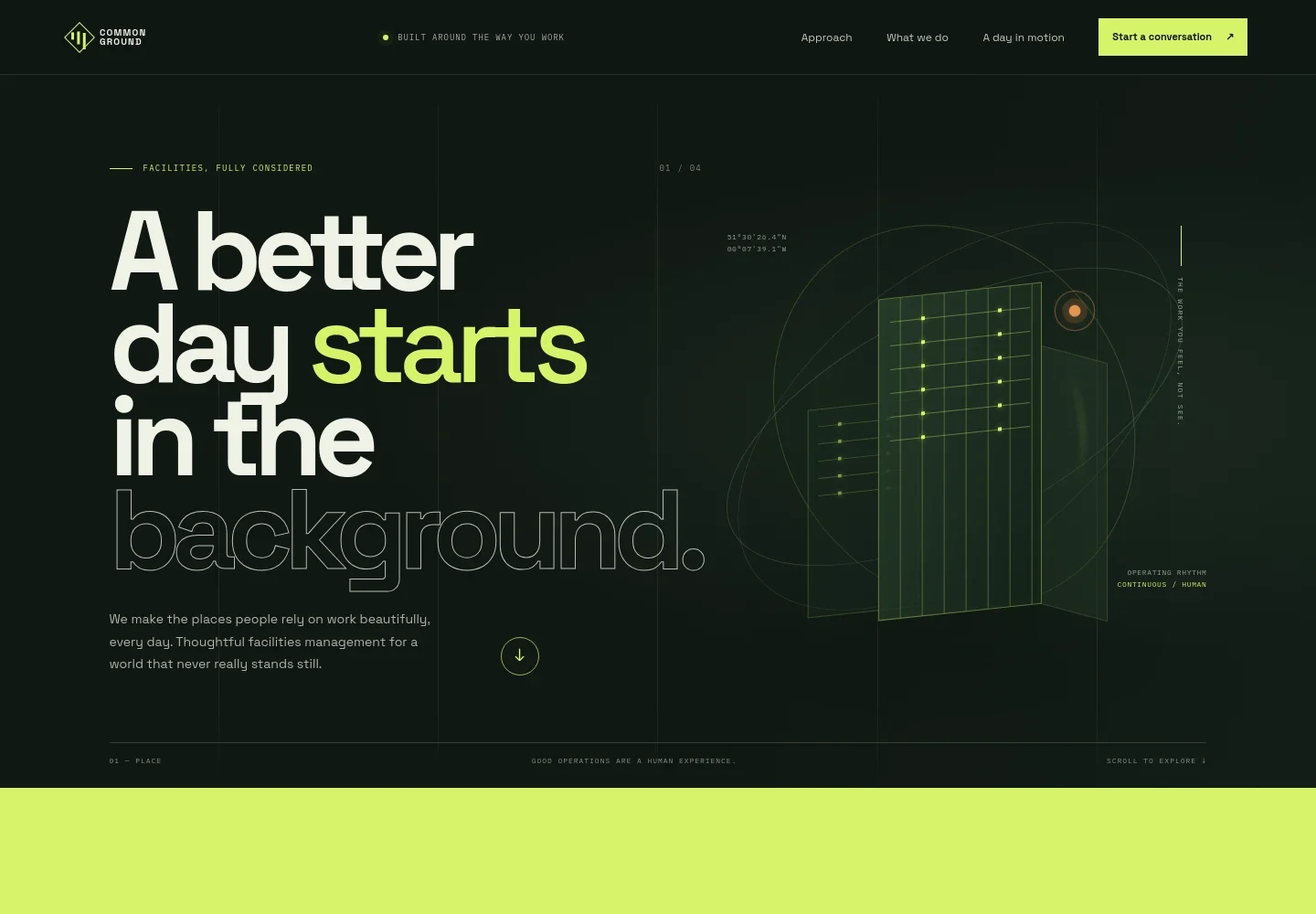 Facility Management Website Template