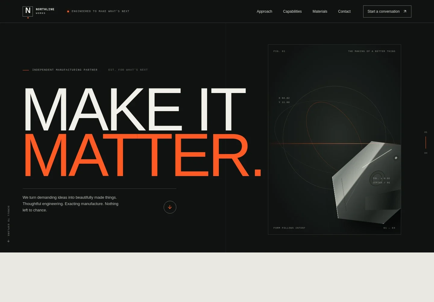 Factory Website Template