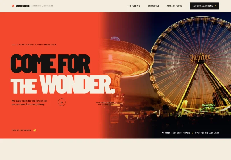 Fairground Website Template