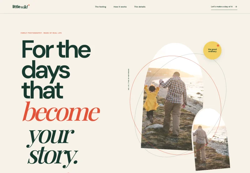 Family Photography Website Template