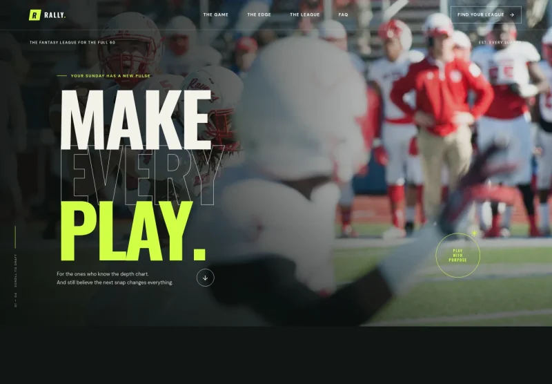 Fantasy Sports Website Template