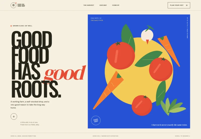 Farm Shop Website Template