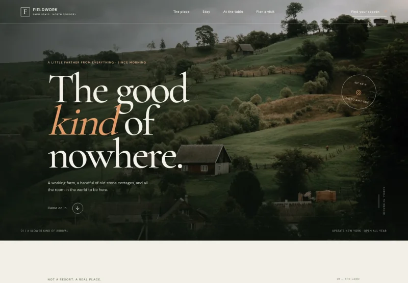 Farm Stay Website Template