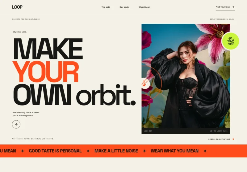 Fashion Accessories Website Template