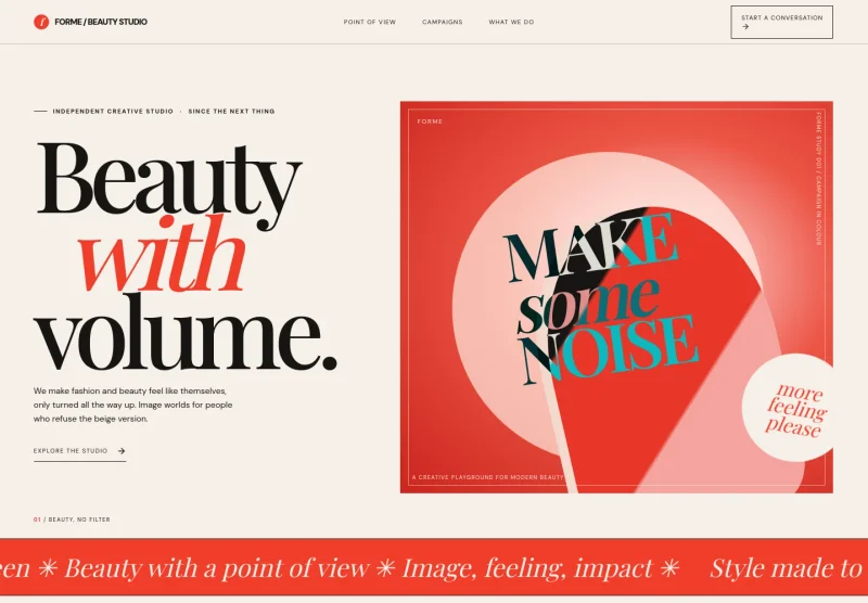 Fashion And Beauty Website Template