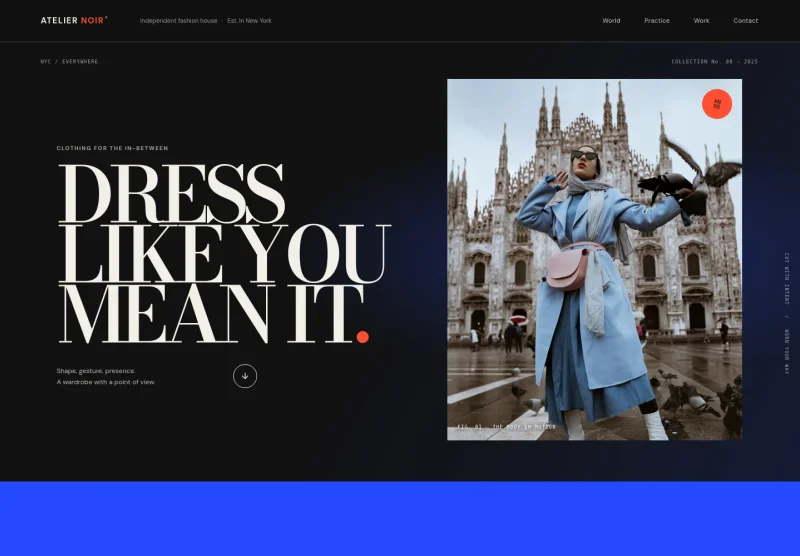 Fashion Design Website Template