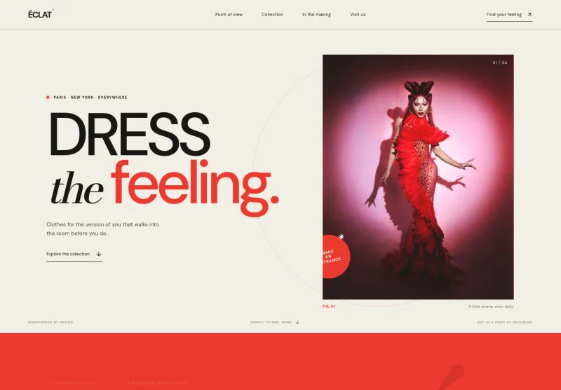 Fashion Dress Website Template