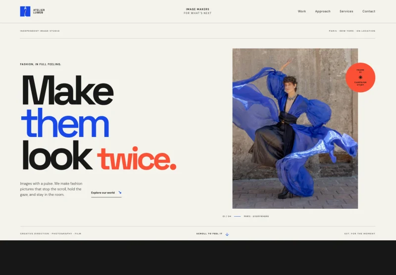 Fashion Photography Website Template